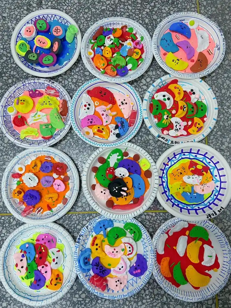 小学生手工冬至饺子粘土教程