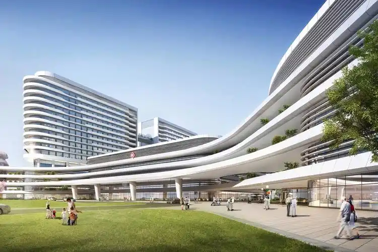 人民医院异地新建一期工程顺利封顶-上海华都建筑规划设计有限公司