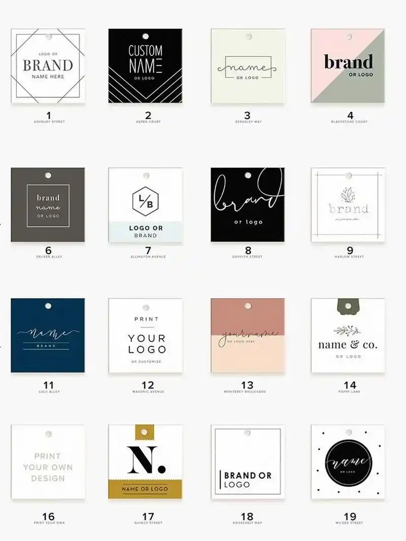 名片标签设计图形贴图参考分享 #名片设计# #标签贴纸设计