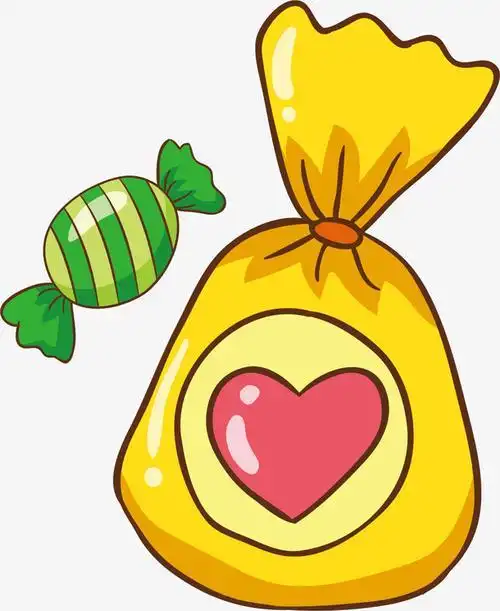 糖果卡通简笔画包装设计