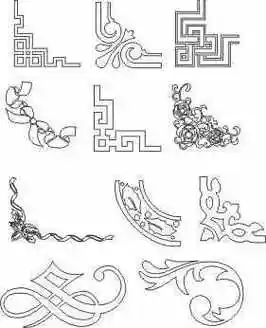 手抄报古风边框简笔画