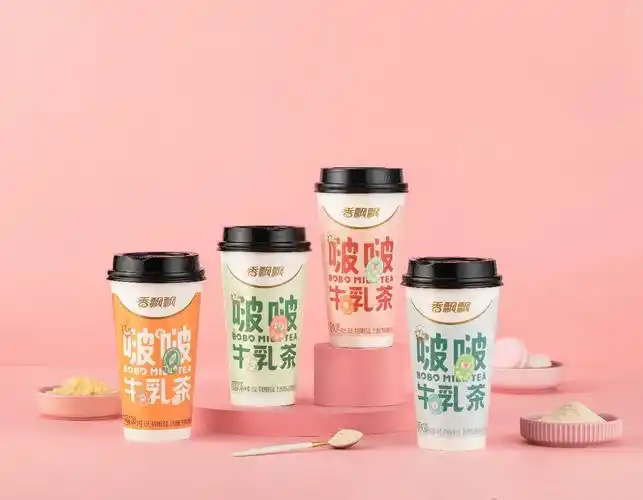 奶茶香飘飘强势官宣品牌新代言人王一博,全新产品啵啵牛乳茶在电商