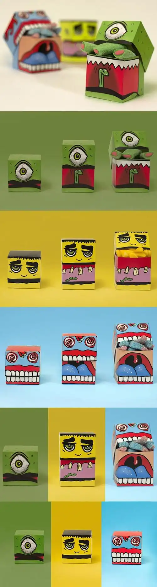 趣味怪物糖果包装设计欣赏