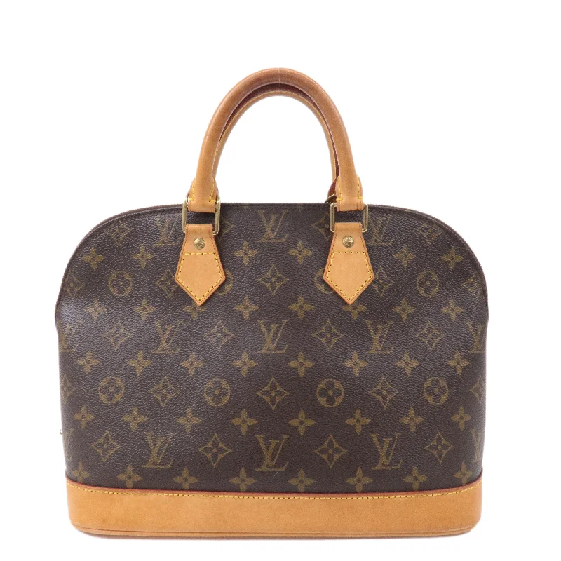 Ladies Louis Vuitton Petite Malle bags with a star - shaped charm for cutenessLouis Vuitton Monogram Alma Hand Bag Brown M51130