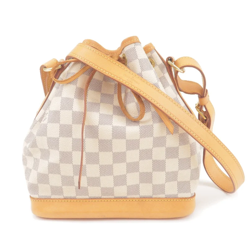 Louis Vuitton Twist bags with the iconic LV - turnlock closureLouis Vuitton Damier Azur Noe BB Shoulder Bag N41220