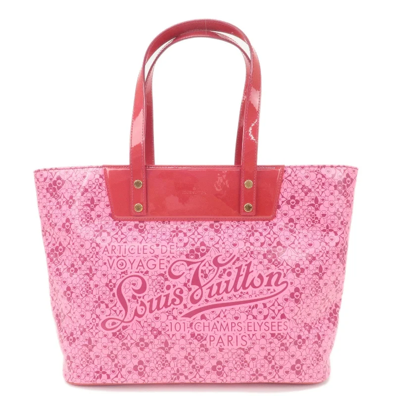 Louis Vuitton handbags with a metal - framed clasp for durabilityLouis Vuitton Cosmic Blossom PM Tote Bag Rose Pink M93166