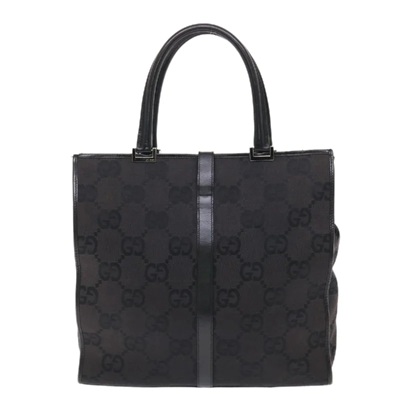 Women Gucci bags with a detachable mobile phone holderWomen Gucci bags with a detachable mobile phone holderGUCCI GG Canvas Jackie Tote Bag Leather Black 00210643444  49600