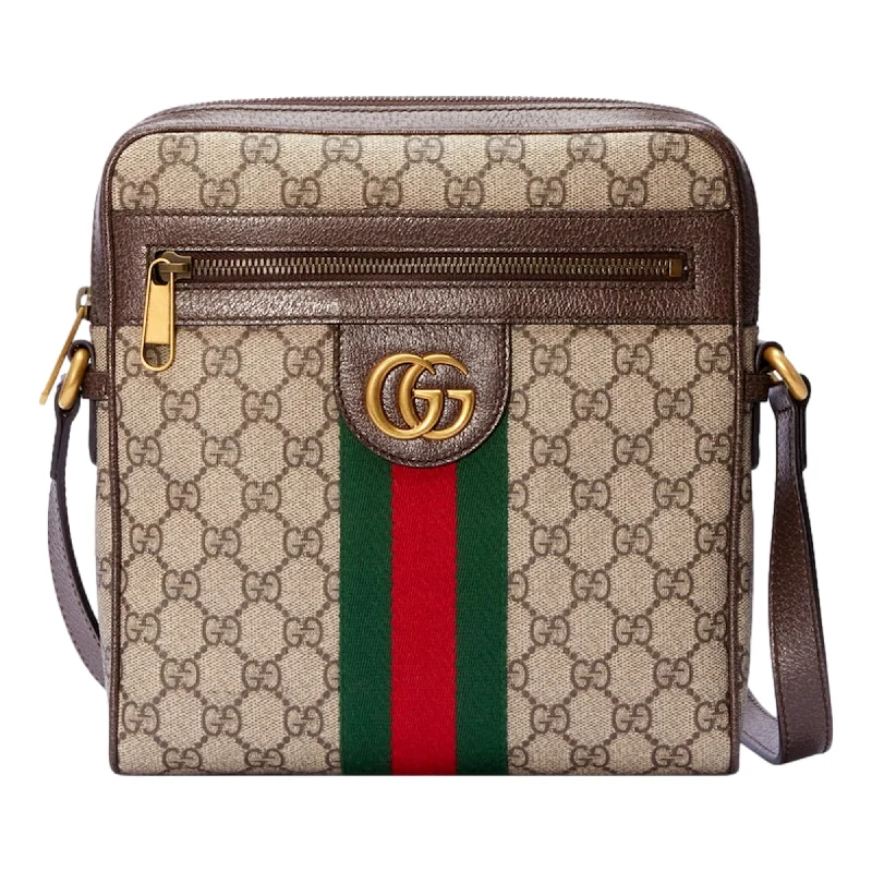 Medium - sized Women Gucci handbags for everyday useMedium - sized Women Gucci handbags for everyday useGucci Ophidia Large GG Supreme Logo Brown Leather Messenger Bag