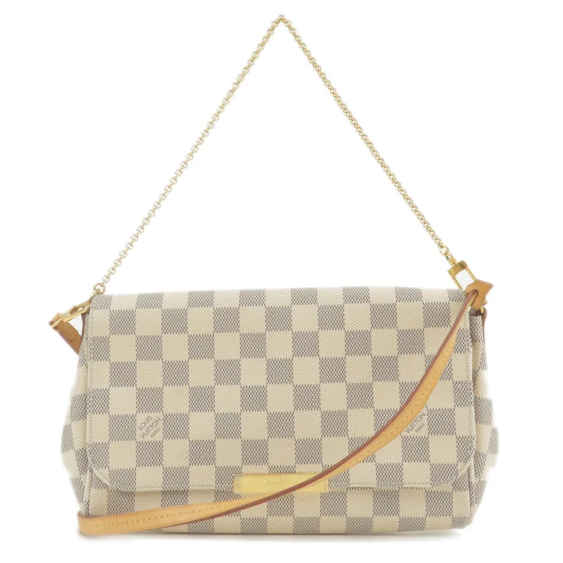 Louis Vuitton Capucines bags with smooth calfskin leather for luxuryLouis Vuitton Damier Azur Favorite PM 2Way Shoulder Bag N41277