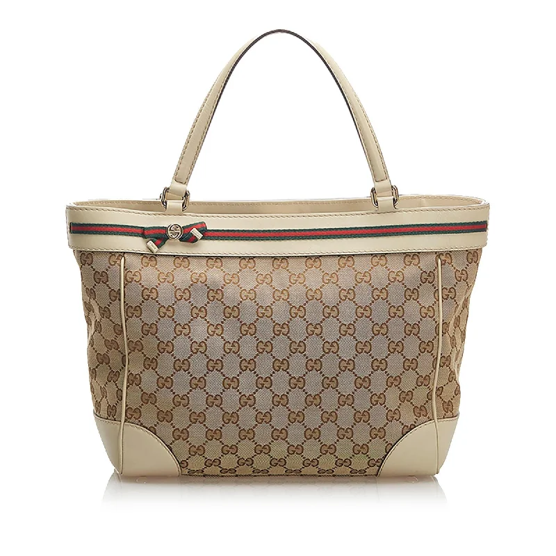 Gucci handbags for women with a metal - framed claspGucci handbags for women with a metal - framed claspGucci GG Canvas Tote Bag (SHG-18758)