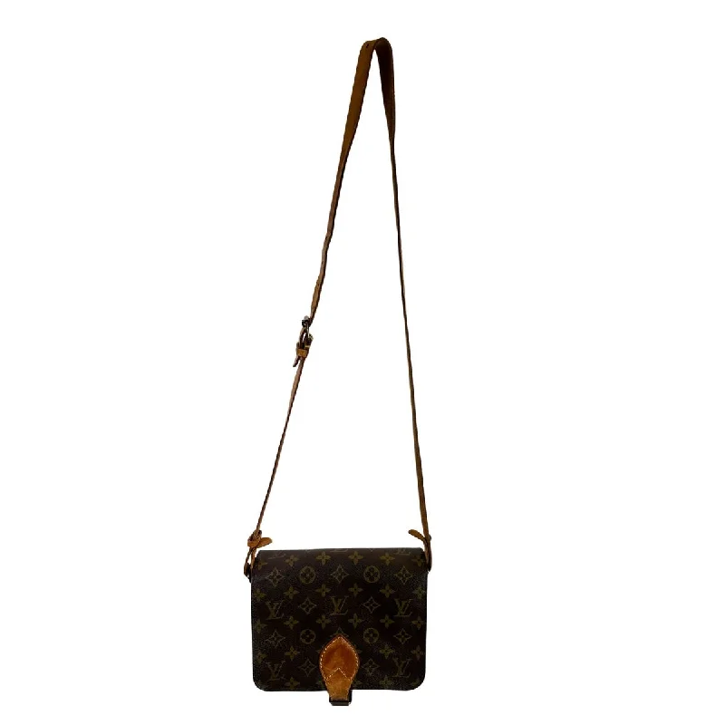 Louis Vuitton tote bags with a double - handle and shoulder - strap optionLouis Vuitton Cartouchière in Monogram Canvas