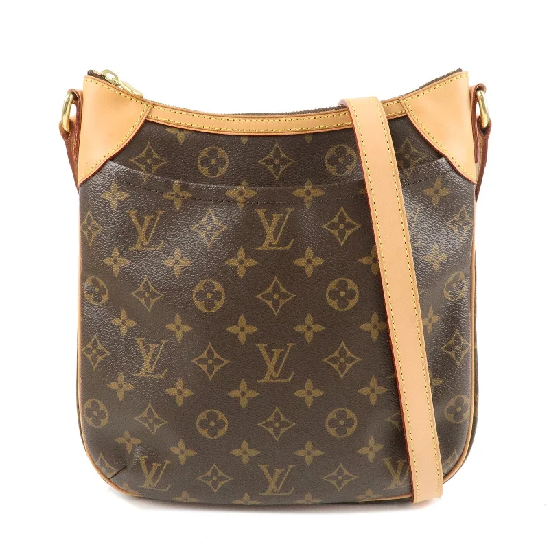 Louis Vuitton handbags with a patent - leather finish for a shiny lookLouis Vuitton Monogram Odeon PM Crossbody Shoulder Bag M56390