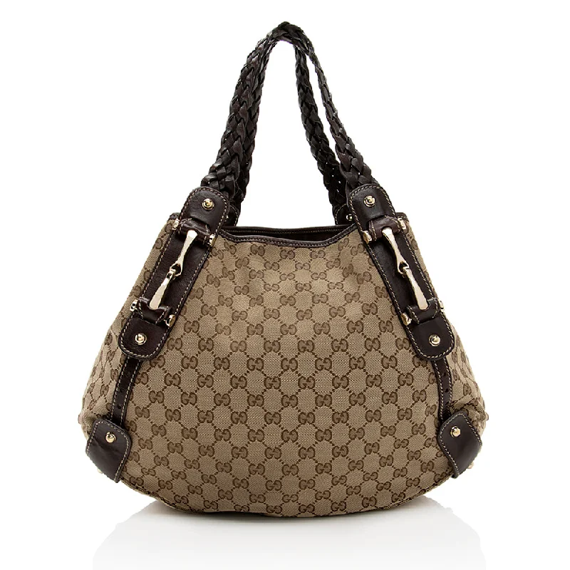 Gucci handbags for women with a beaded trimGucci handbags for women with a beaded trimGucci GG Canvas Pelham Medium Shoulder Bag