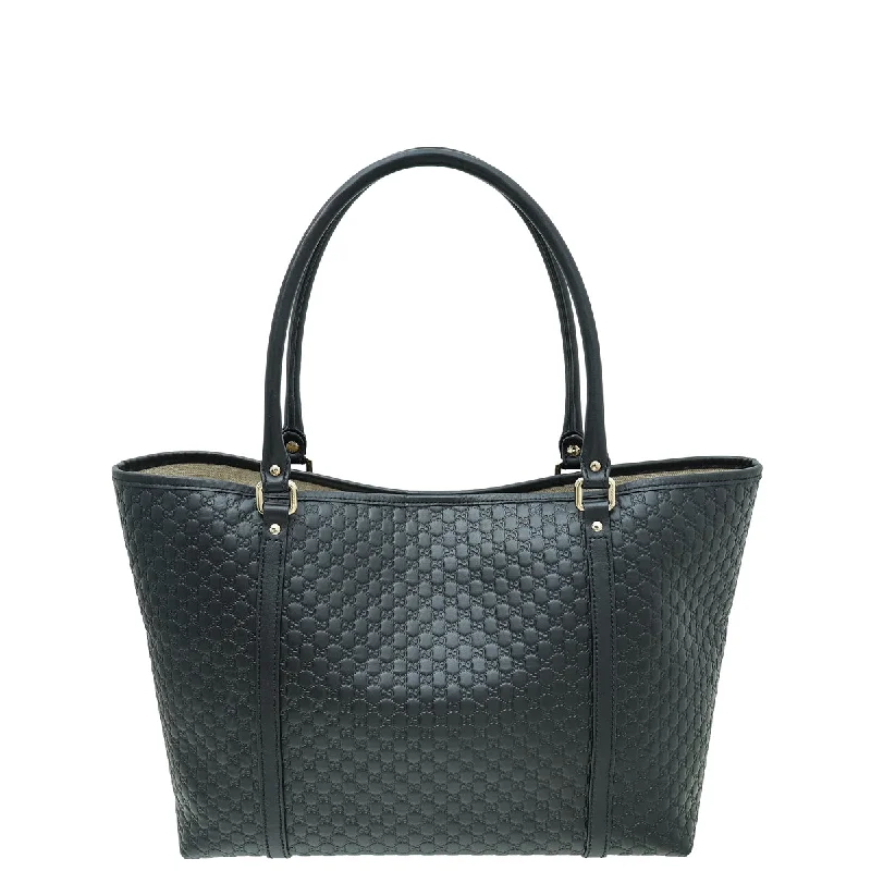 Ladies Gucci shoulder bags with a wide - width strapLadies Gucci shoulder bags with a wide - width strapGucci Black GG Microguccissima Joy Medium Tote Bag