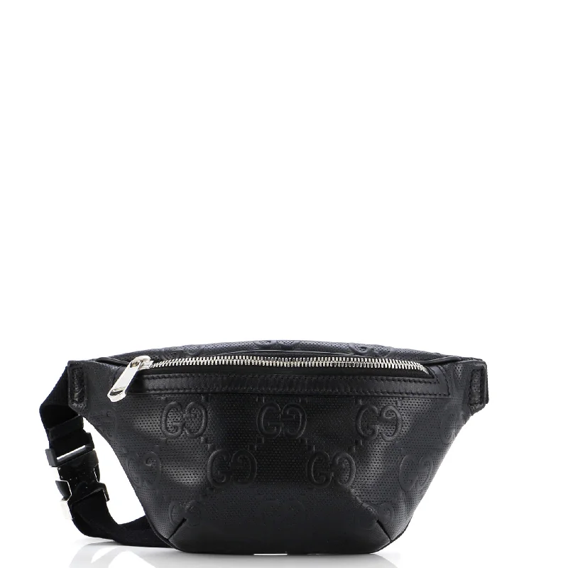 Belt Bag GG Embossed Perforated Leather Small