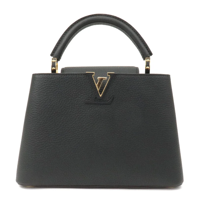 Louis Vuitton Speedy bags in monogram canvas for a classic lookLouis Vuitton Capucines BB Leather 2Way Shoulder Bag Noir M94755