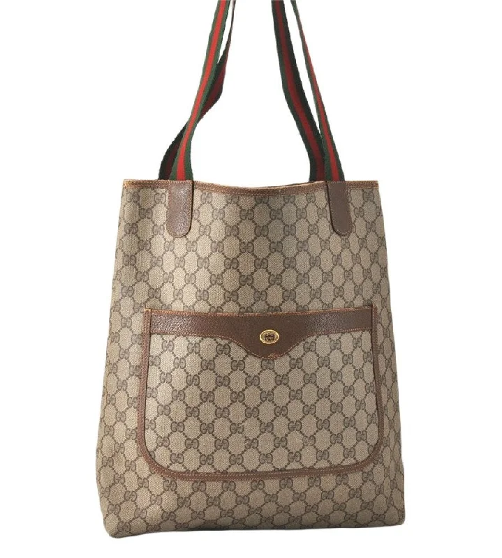 Ladies Gucci Dionysus bags with a detachable shoulder strapLadies Gucci Dionysus bags with a detachable shoulder strapAuthentic GUCCI Web Sherry Line Shoulder Tote Bag GG PVC Leather Brown 4175K