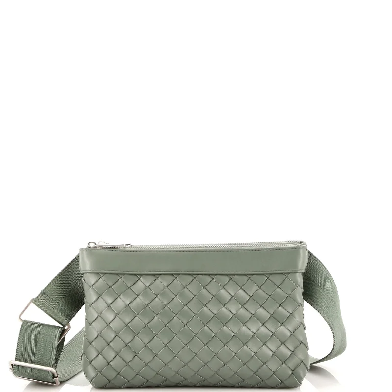 Duo Shoulder Bag Intrecciato Nappa