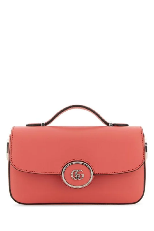 Gucci crossbody bags for women with adjustable leather strapsGucci crossbody bags for women with adjustable leather strapsGucci Women Dark Pink Leather Mini Petite Gg Handbag