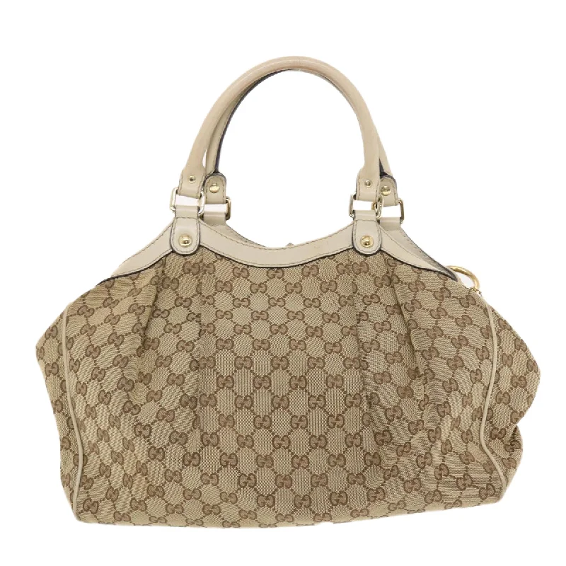 Women Gucci Sylvie bags with a detachable ribbon detailWomen Gucci Sylvie bags with a detachable ribbon detailGUCCI GG Canvas Hand Bag Beige 211944  49795