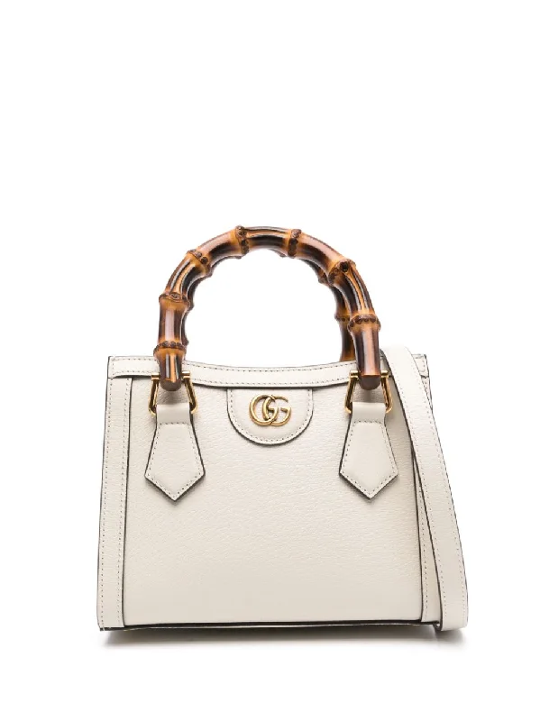 Women Gucci Sylvie bags with a detachable ribbon detailWomen Gucci Sylvie bags with a detachable ribbon detailGucci Women Diana Mini Leather Tote Bag