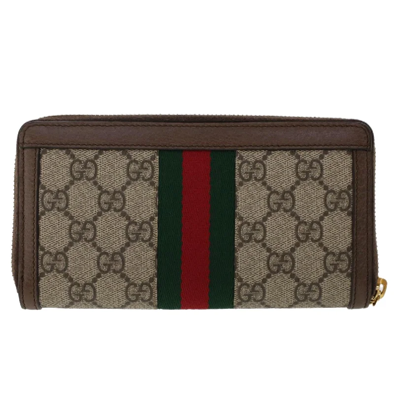 Women Gucci crossbody bags with a keychain holderWomen Gucci crossbody bags with a keychain holderGUCCI GG Canvas Web Sherry Line Ophidia Long Wallet Beige Red 523154  49471