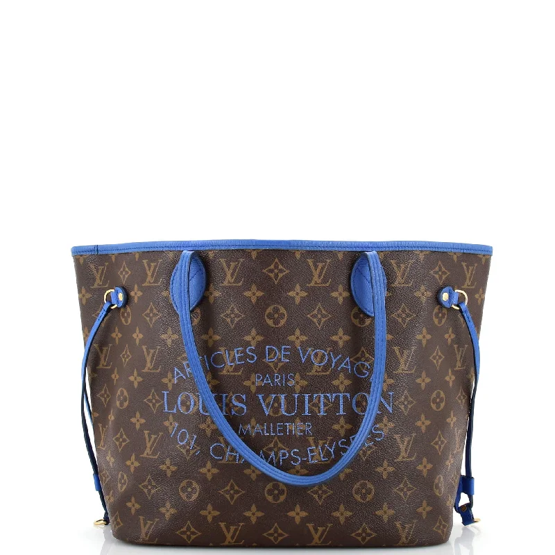 Neverfull Tote Limited Edition Ikat Monogram Canvas MM