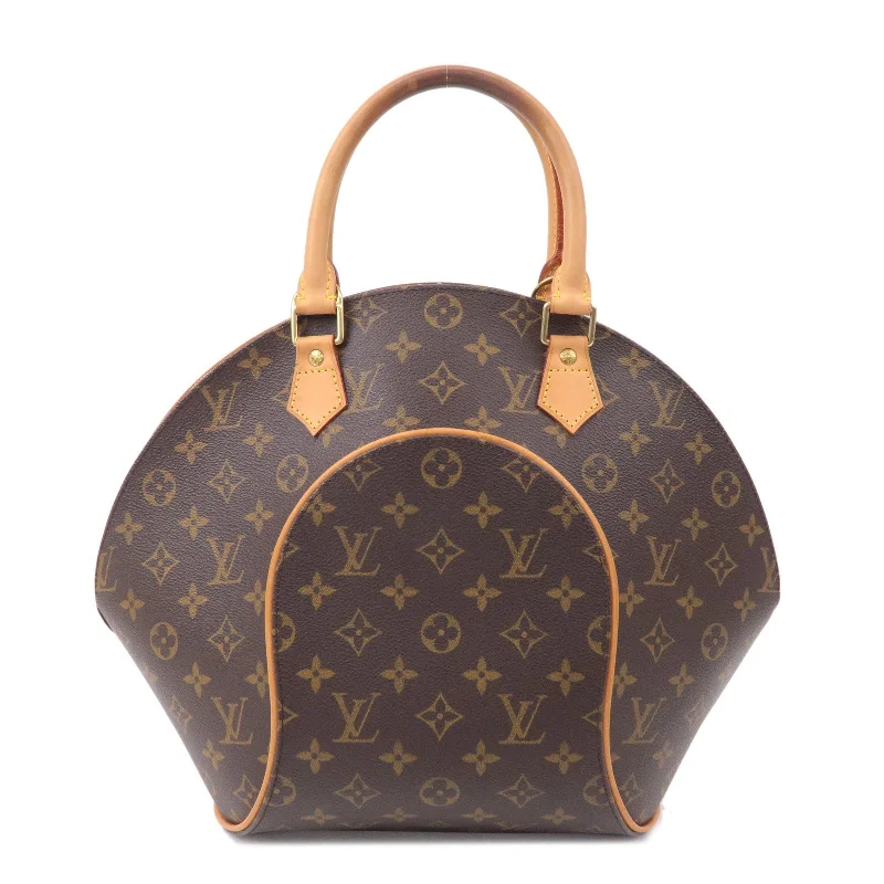 Louis Vuitton bags with a front - zip pocket for small items like keysLouis Vuitton Monogram Ellipse MM Hand Bag Brown M51126