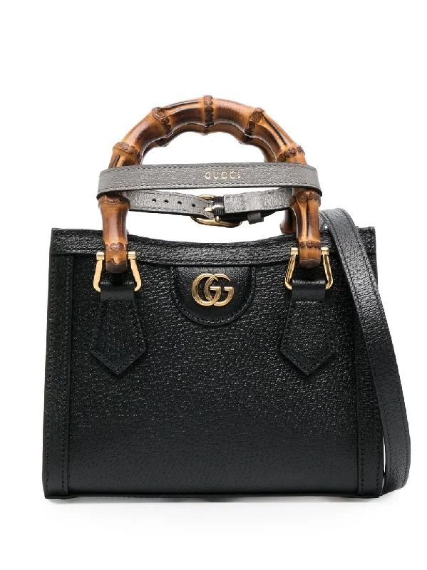 Women Gucci bags with a zip - around closure for securityWomen Gucci bags with a zip - around closure for securityGucci Women Diana Mini Leather Shopping Bag