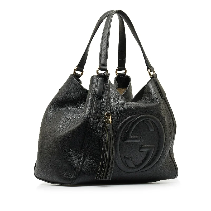 Ladies Gucci shoulder bags with a single - handle designLadies Gucci shoulder bags with a single - handle designGucci Medium Soho Cellarius Tote Bag (SHG-mnOvPF)