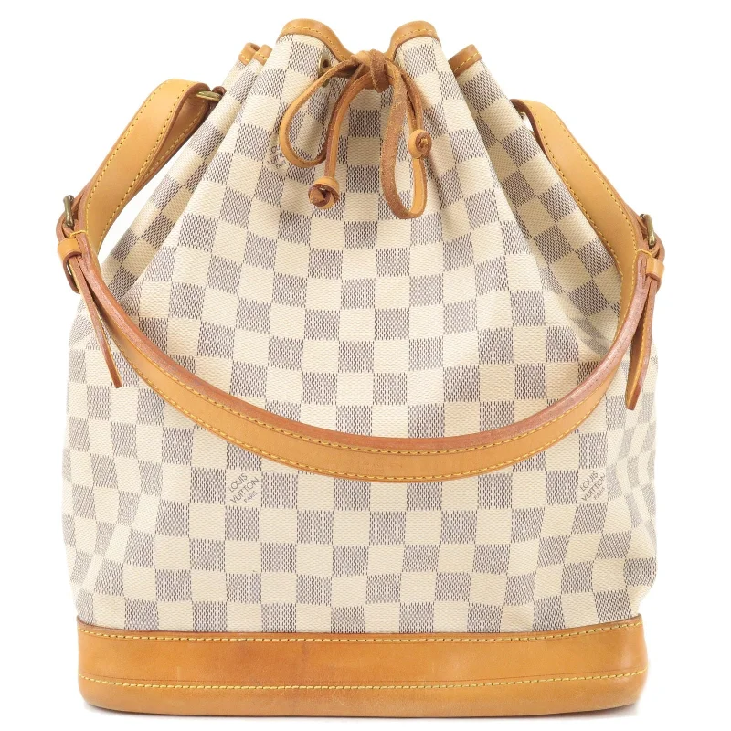 Louis Vuitton Alma bags with a detachable shoulder strap for versatilityLouis Vuitton Damier Azur Noe Shoulder Bag N42222