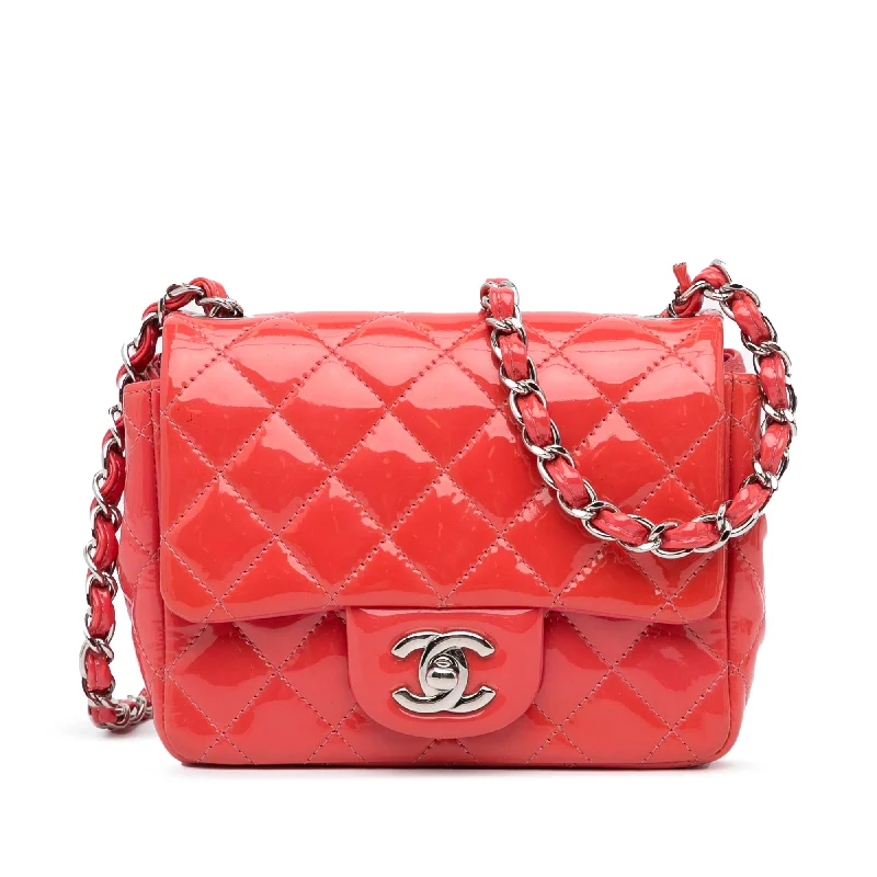 Balenciaga First medium size with gold - tone hardware accentsWhiteBalenciaga XS Small bag with magnetic snap closurePink Chanel Classic Patent Single Flap Crossbody Bag