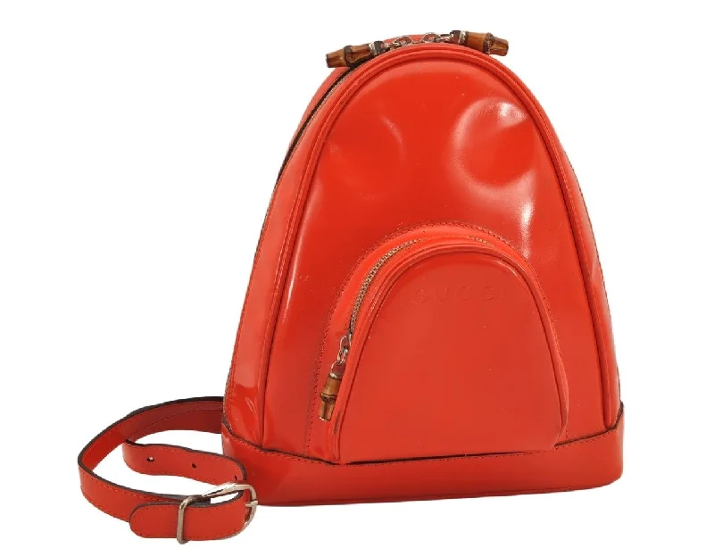 Gucci handbags for women with a metal - framed claspGucci handbags for women with a metal - framed claspAuthentic GUCCI Bamboo Shoulder Bag Purse Enamel Orange Junk 2434K