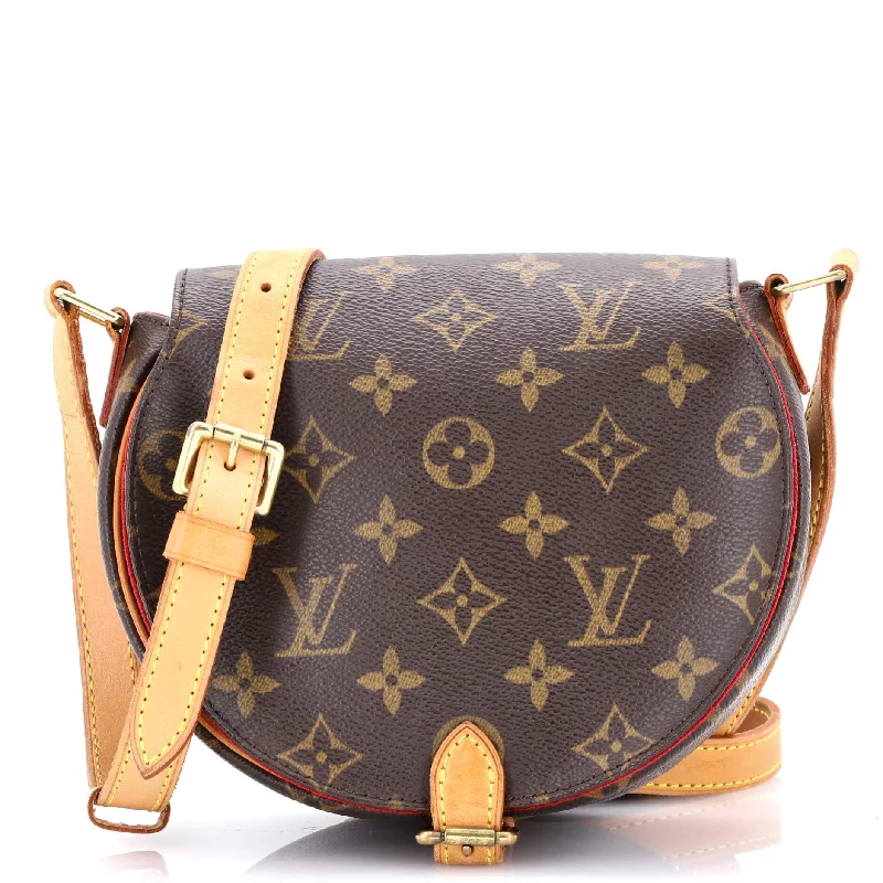 Tambourine Handbag Monogram Canvas