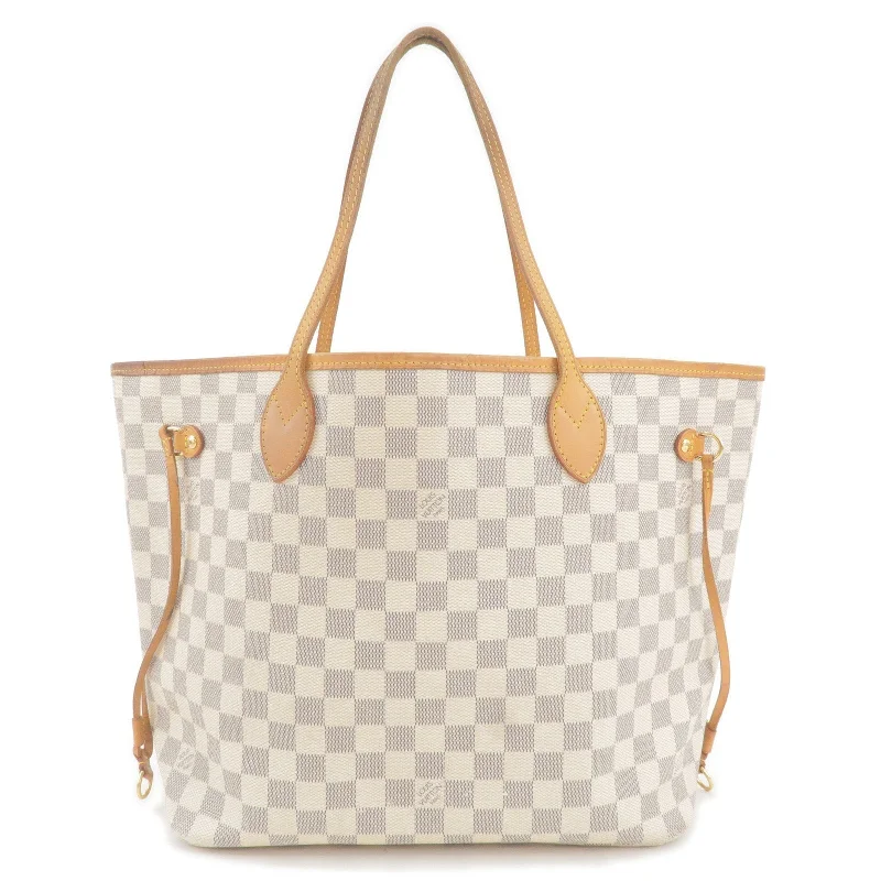 Louis Vuitton Capucines bags with smooth calfskin leather for luxuryLouis Vuitton Damier Azur Neverfull MM Tote Bag N51107