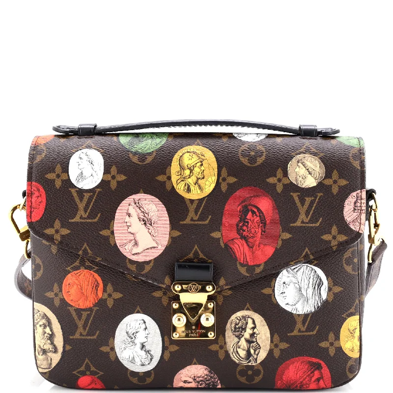 Pochette Metis Limited Edition Fornasetti Cameo Monogram Canvas