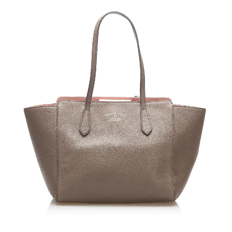 Ladies Gucci Dionysus bags with a star - shaped charmLadies Gucci Dionysus bags with a star - shaped charmGucci Swing Leather Tote Bag (SHG-16290)