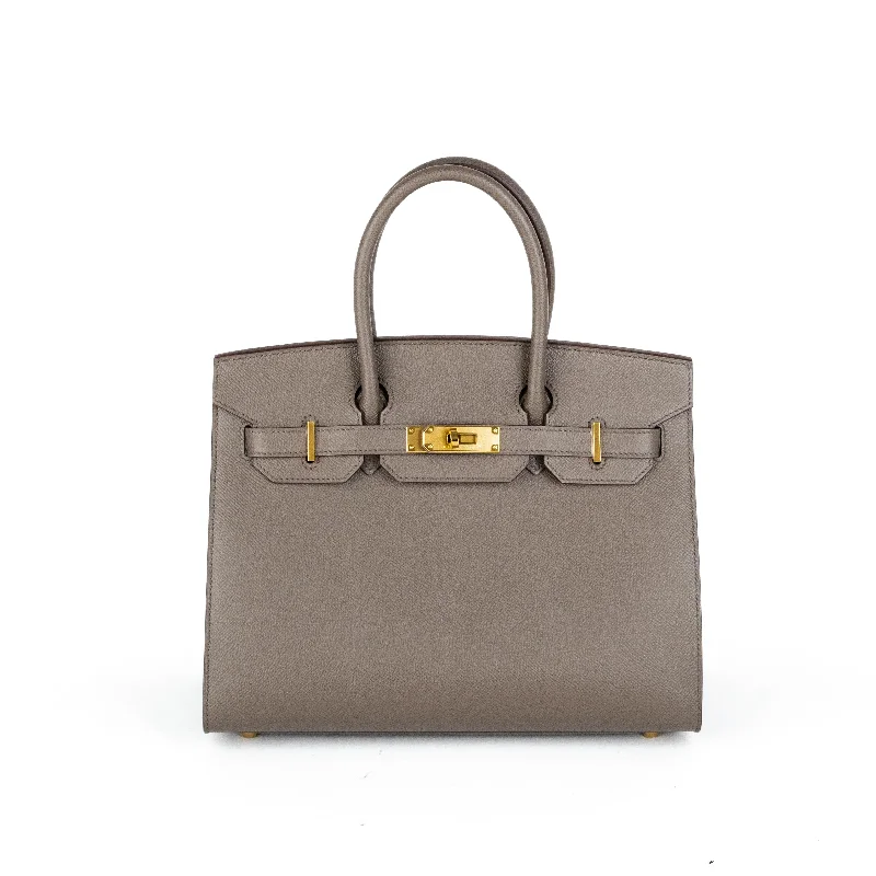 Hermes Birkin 30 Epsom Sellier Etain - Y Stamp