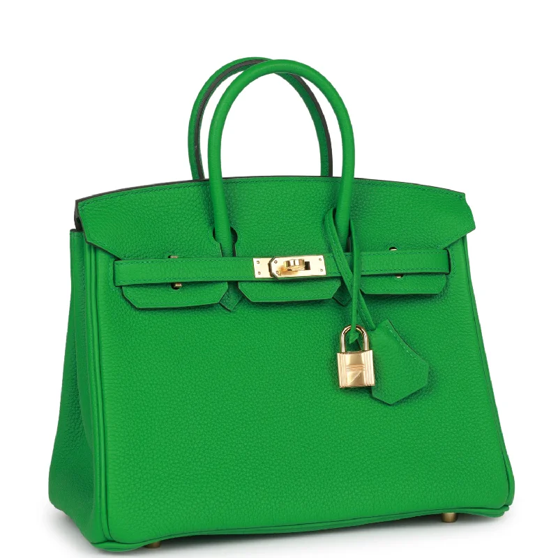 Hermes Birkin 25 Bambou Togo Gold Hardware