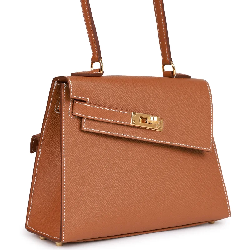 Hermes Kelly Sellier en Desordre 20 Gold Epsom Gold Hardware