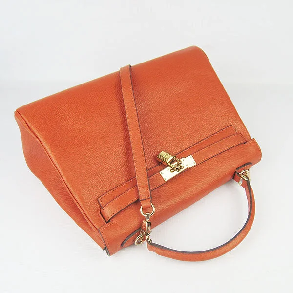 Hermes Kelly 32cm Togo Leather 6108 Orange Golden