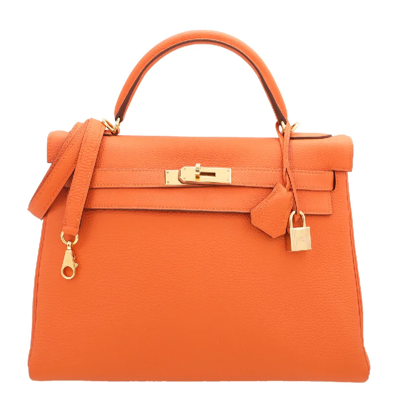 Hermes Orange Retourne Kelly 32 Bag