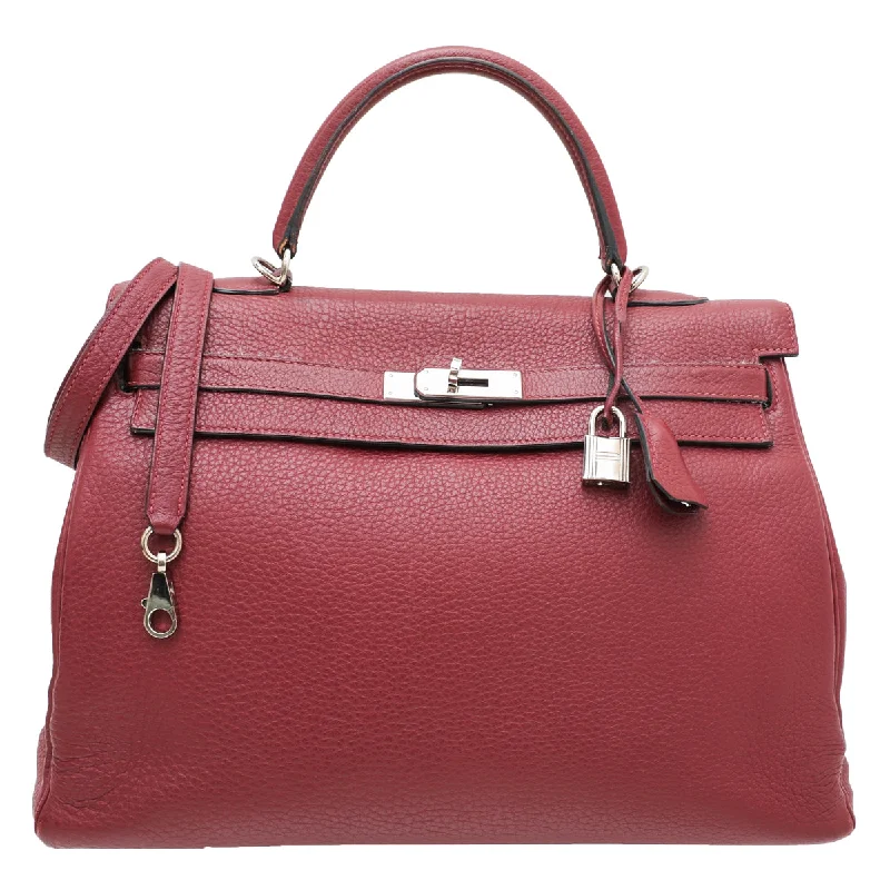 Hermes Rouge Kelly 35 Bag