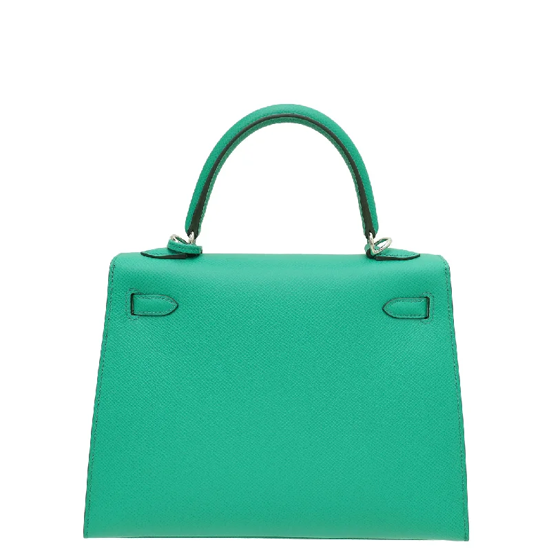 Hermes Vert Jade Kelly 25 Sellier Bag