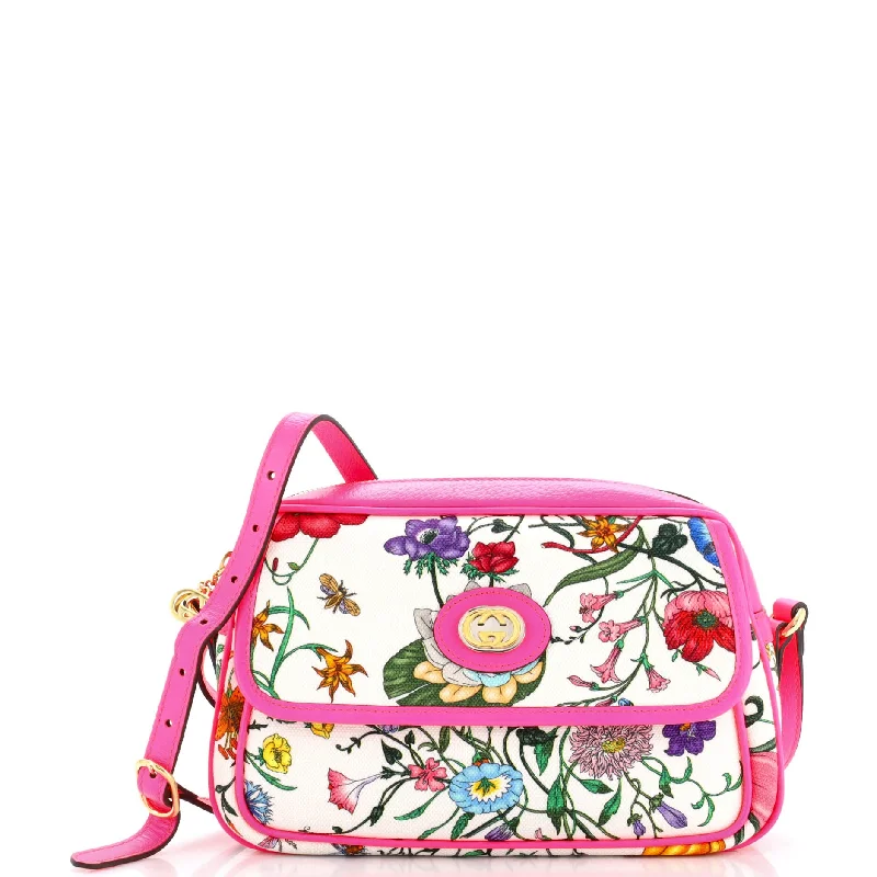 Shoulder Bag Flora Canvas Small